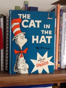 My first Cat in the Hat bilingual  book. (Photo ©2013 by AKL)